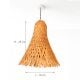 Handmade Bamboo Bell Shape Pendant Lamp